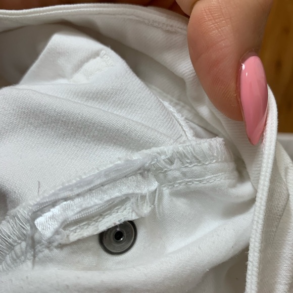 Eileen Fisher White Skinny Slim Ankle Jeans - Picture 7 of 11